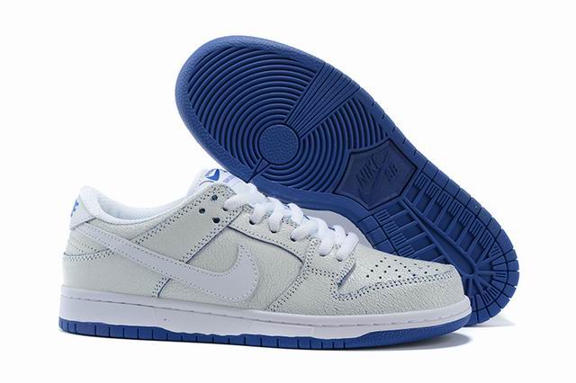 Cheap Nike Dunk Sb Men's Shoes White Blue-49